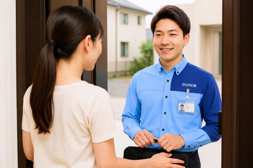 研修を受けたプロがお客様の自宅を訪問